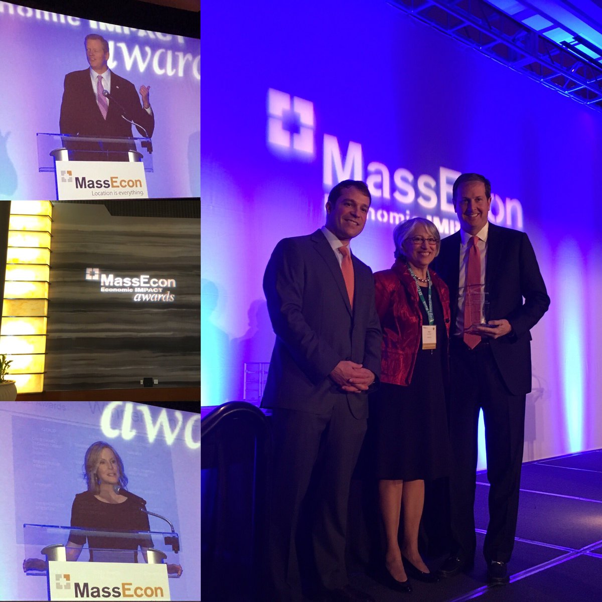 dlocapo's tweet photo. . @KronosInc SVP Chris Todd accepts @MassEcon Gold #MassEconAward for our new home in Lowell! #GoKronos https://t.co/IC1erMYvhA