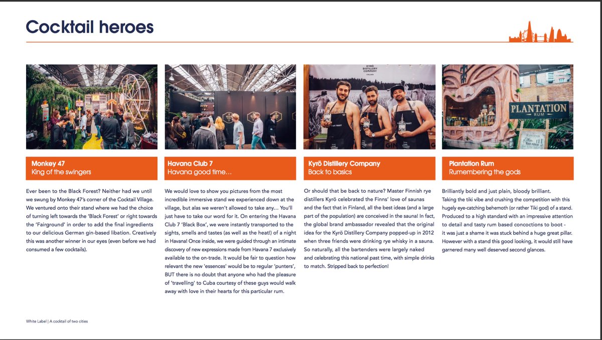 Thirsty🍸for knowledge💡from #LondonCocktailWeek, #GDFBerlin17 &amp; #BarConventBerlin? Our report ‘A Cocktail of Two Cities’ is a real thought-quencher. DM us for your copy!