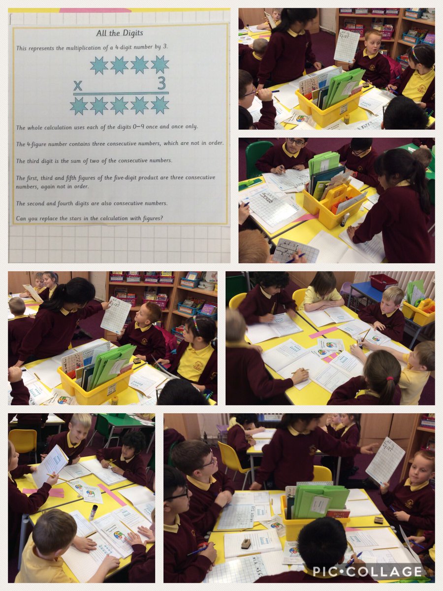 CorngreavesYr4's tweet photo. There were a lot of #ThinkingFaces in our classroom today with a team investigation to solve Mrs Dawson's Dilemma Question! #Analytical #Multiplication #ProblemSolving ππ€π‘
Can you solve it before the answer found by one of our class is revealed tomorrow? #AnswersOnAPostcard https://t.co/1svhivakrd