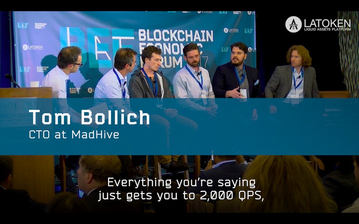Latoken_cex's tweet photo. Tom Bollich: Proof of stake with with sharding can get you 100,000 transactions per second now
#BEF2017
https://t.co/gzK7OA1hB3 https://t.co/5TSJ5i5zpN