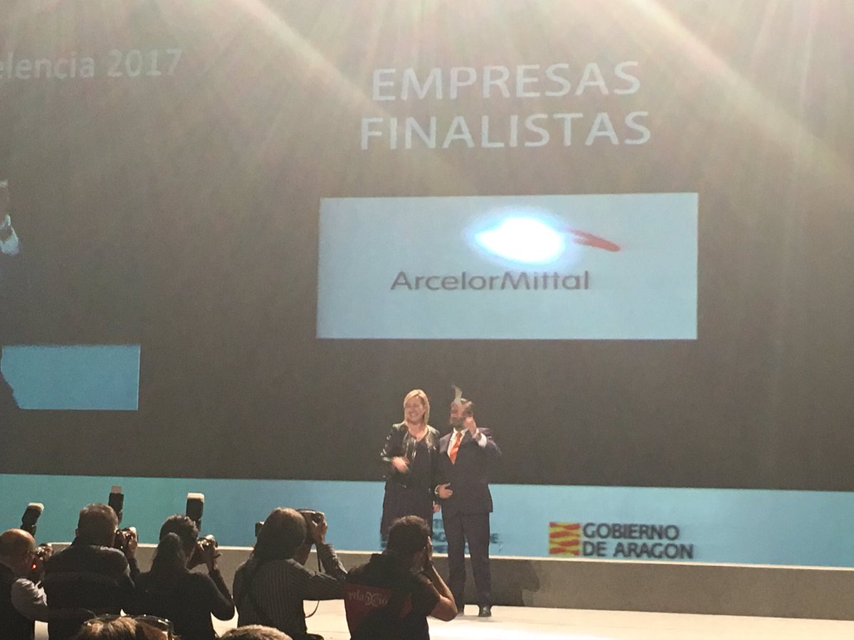 CAARAUTOARAGON's tweet photo. Enhorabuena Tomás y equipo @ArcelorMittalES Tailored Blanks, premio excelencia empresarial 2017 @AragonEMPRESA https://t.co/0WsrFDB1rB