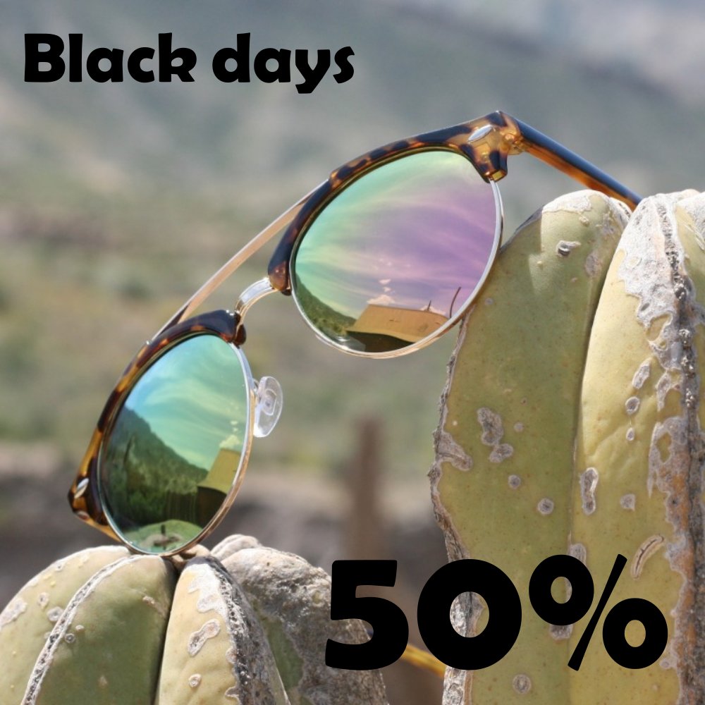 Kywi_shop's tweet photo. Todas las gafas de sol al 50% de descuento 😱😱 🔥🔥Black days🔥🔥 https://t.co/FroU5TlGlZ 😎 #BlackFriday #kywishop #FelizMartes https://t.co/jyioPwZOLh