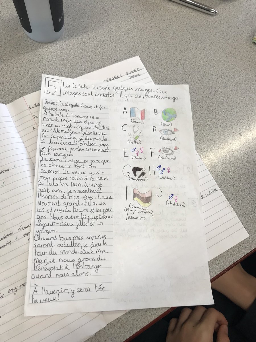 BHCSMFL's tweet photo. Agreed with 9Fr that as part of their hwk they could write each other 5 quiz questions based on their knowledge organisers. Blown away by the high quality results! Maisie should write a text book! #armeejaune https://t.co/UizGZ8SxsJ