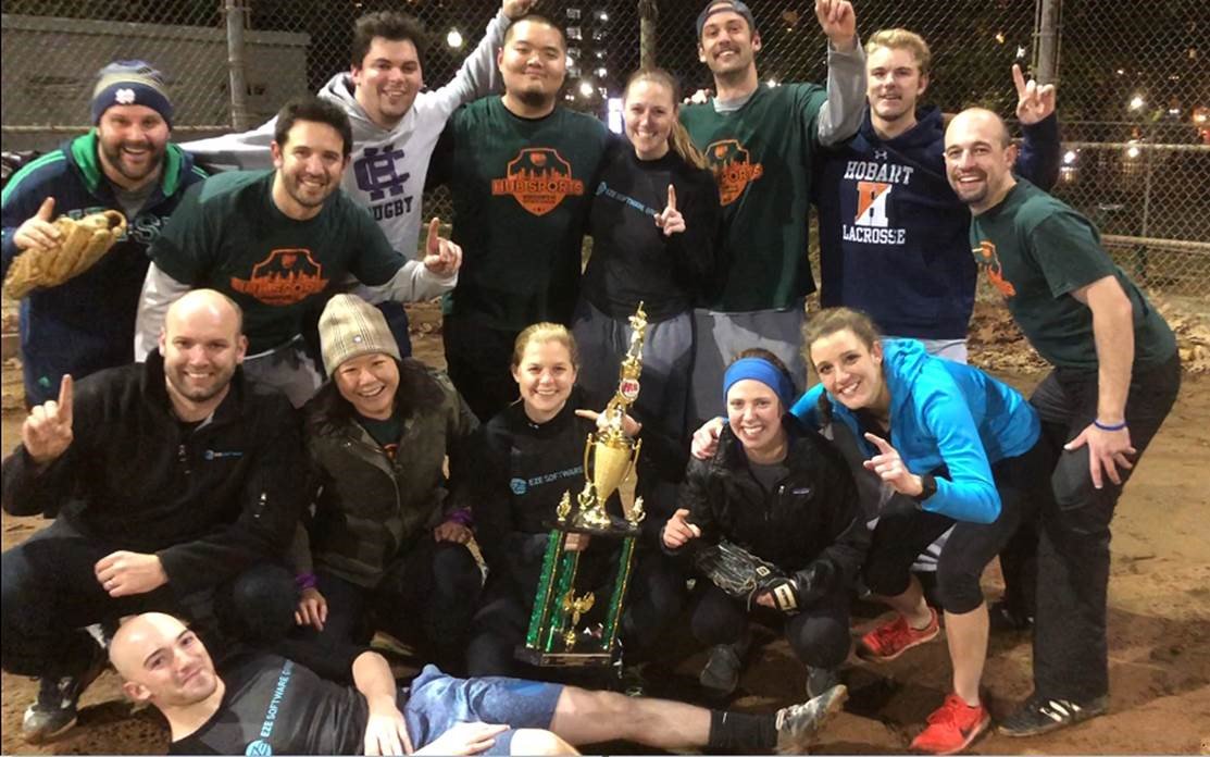 EzeSoft_Careers's tweet image. Congratulations to the Eze Boston Softball Team! They won the championship in the Hub Sports league on the Boston Common this past week. They finished the season with a perfect 8-0 record and it was the second championship in the past 2 years for the team! 
#hubsports #ezesoft