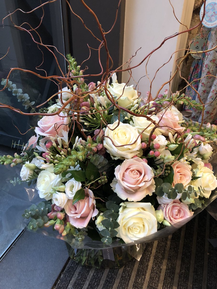 Beautiful bouquet in our shop today, for a special person. Made by Tanya #bouquets #special #weddings #courses #london #cotswolds #luxury