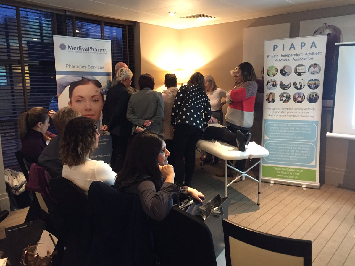 Enjoying our Nottingham micro meeting starting with a talk &amp; demo from <a href="/CosmedinkLtd/">CosMedInk Ltd</a> on plasma technology treatments #education #aesthetics #CPD