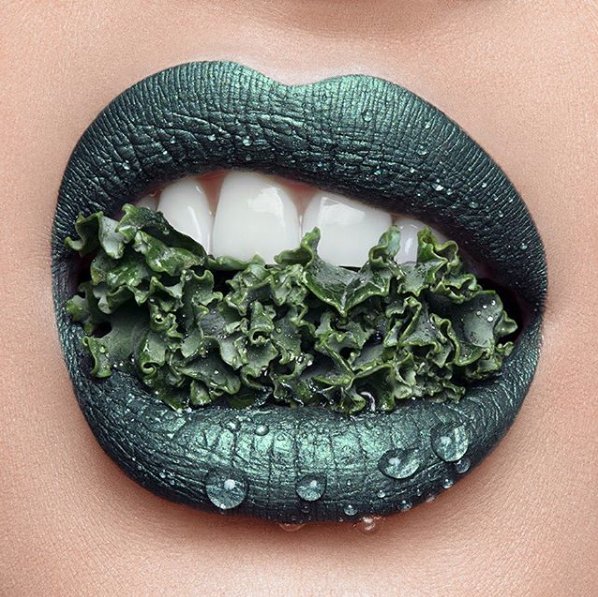 Don’t forget to eat your vegetables this Thanksgiving! “Kale My Vibe” by <a href="/vladamua/">Vlada Haggerty</a> is on view now as part of POP TARTS - photographic print, 21 x 21”