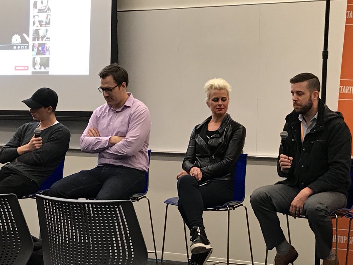 bobfine's tweet photo. Watching my friend @loricheeknyc sharing her @SharkTankABC story with other #SharkTank panelists at the @TechBreakfast #StartupSpectacular event. @MicrosoftNY #nyc #manhattan https://t.co/hiuwGaWFw0