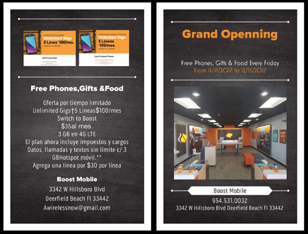 awirelessnow's tweet photo. Friday Madness Free Gifts , Food And Phones Yes Every Friday Till December 16 And December 16 THE GRAND OPENING 5 Free High End I phones &amp; Samsung #madness #free https://t.co/xW8NGzIwhf