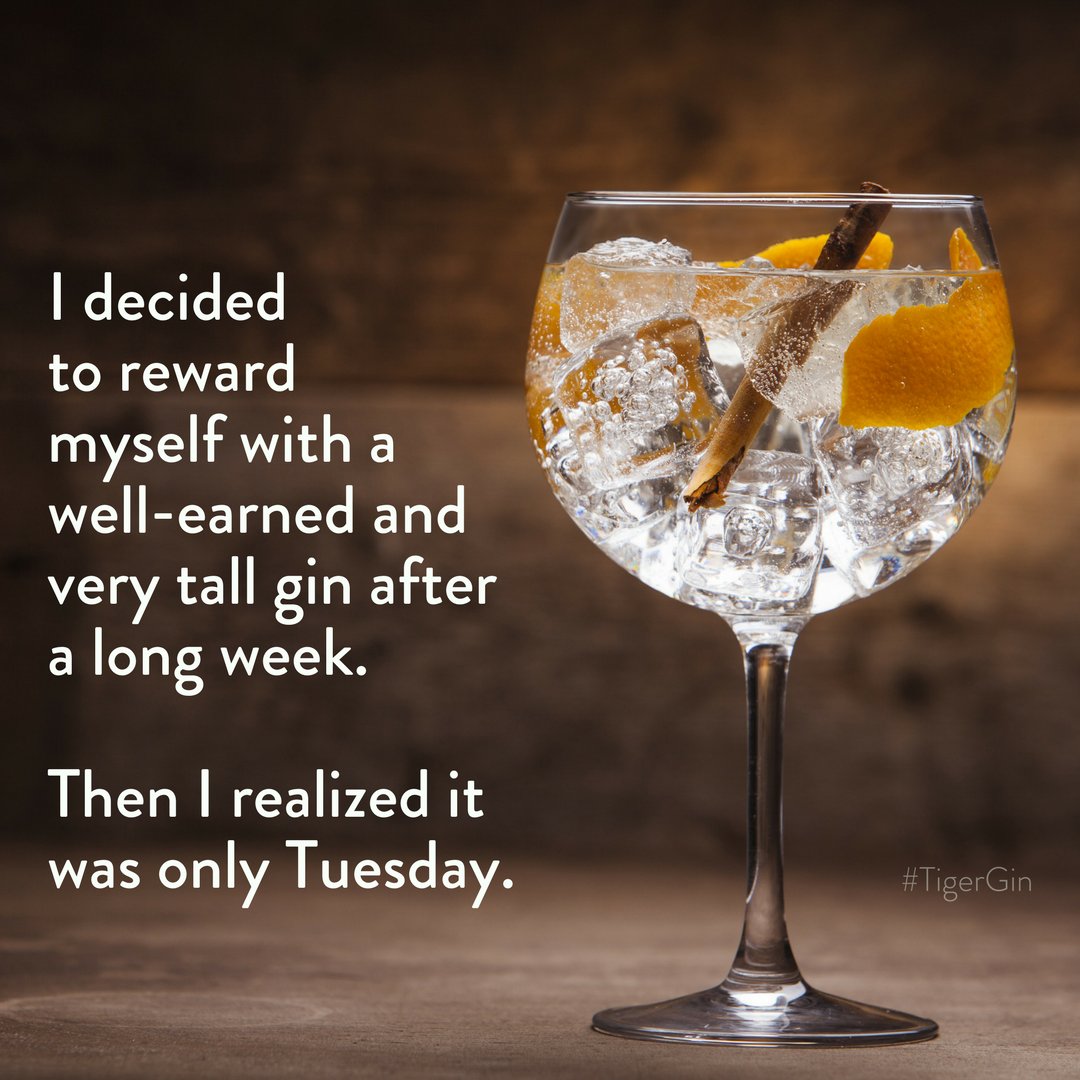 TheTigerGin's tweet photo. Of course, that didn't stop me. 😁🍸#gin #GinOclock #TuesdayThoughts https://t.co/GTUctZfo6a