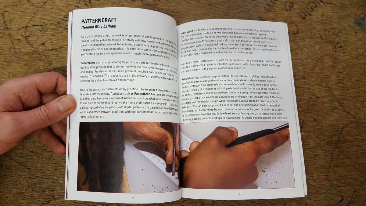 re_dock's tweet image. Not to mention that @gemmamaylatham disassembling her experiences with the #PatternCraft kit bit.ly/2zWpQz8