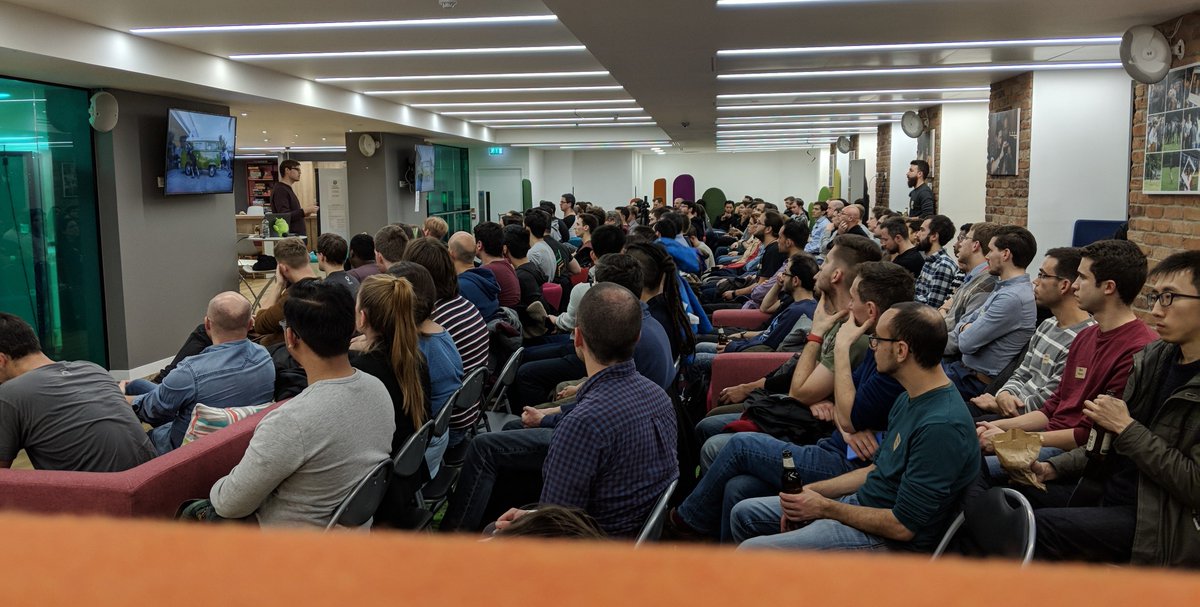 ataulm's tweet image. We&apos;ve got @kevinvaldek presenting @londroid on bringing IoT services to the automobile industry 🚗