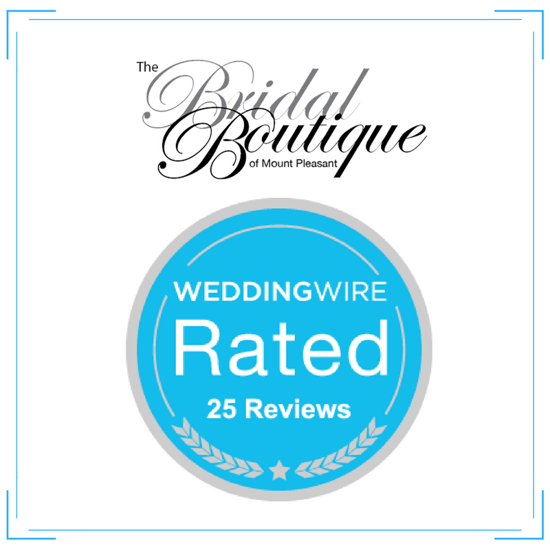 BridalBoutique5's tweet photo. We earned the @WeddingWire  Rated Silver Badge for collecting 25 wedding reviews! Thank you to our brides who left reviews for #BBoMP!
click the link to see the BBoMP Wedding Wire page: https://t.co/v886LLtURD https://t.co/BzmlRiFlBF