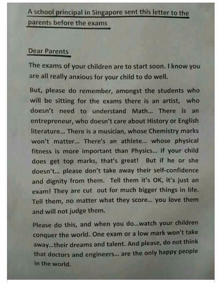 My girl struggles with maths, is terrible at remembering her times tables and is always in trouble for her handwriting. BUT, she comes up with new ideas like a demon, is always drawing and sings while she reads. Her creativity makes me prouder than an exam certificate ever could.