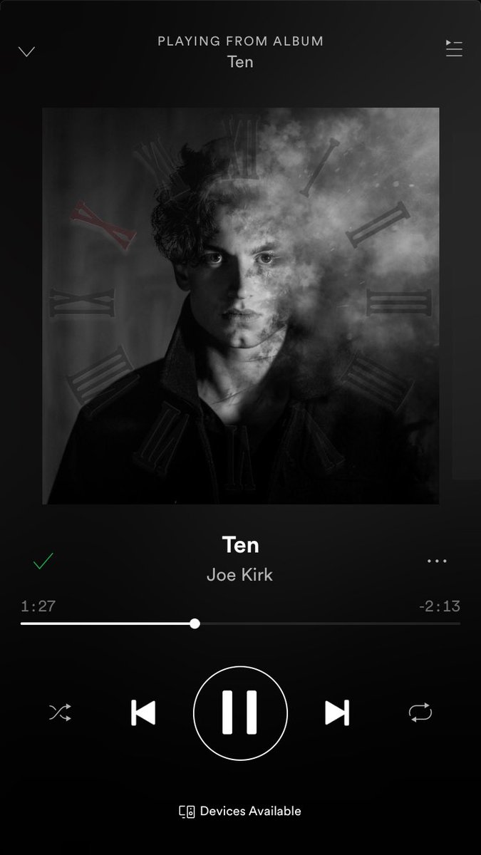 #NowPlaying #Ten @JoeKirkMusic 🙏🏻🙏🏻🙏🏻
