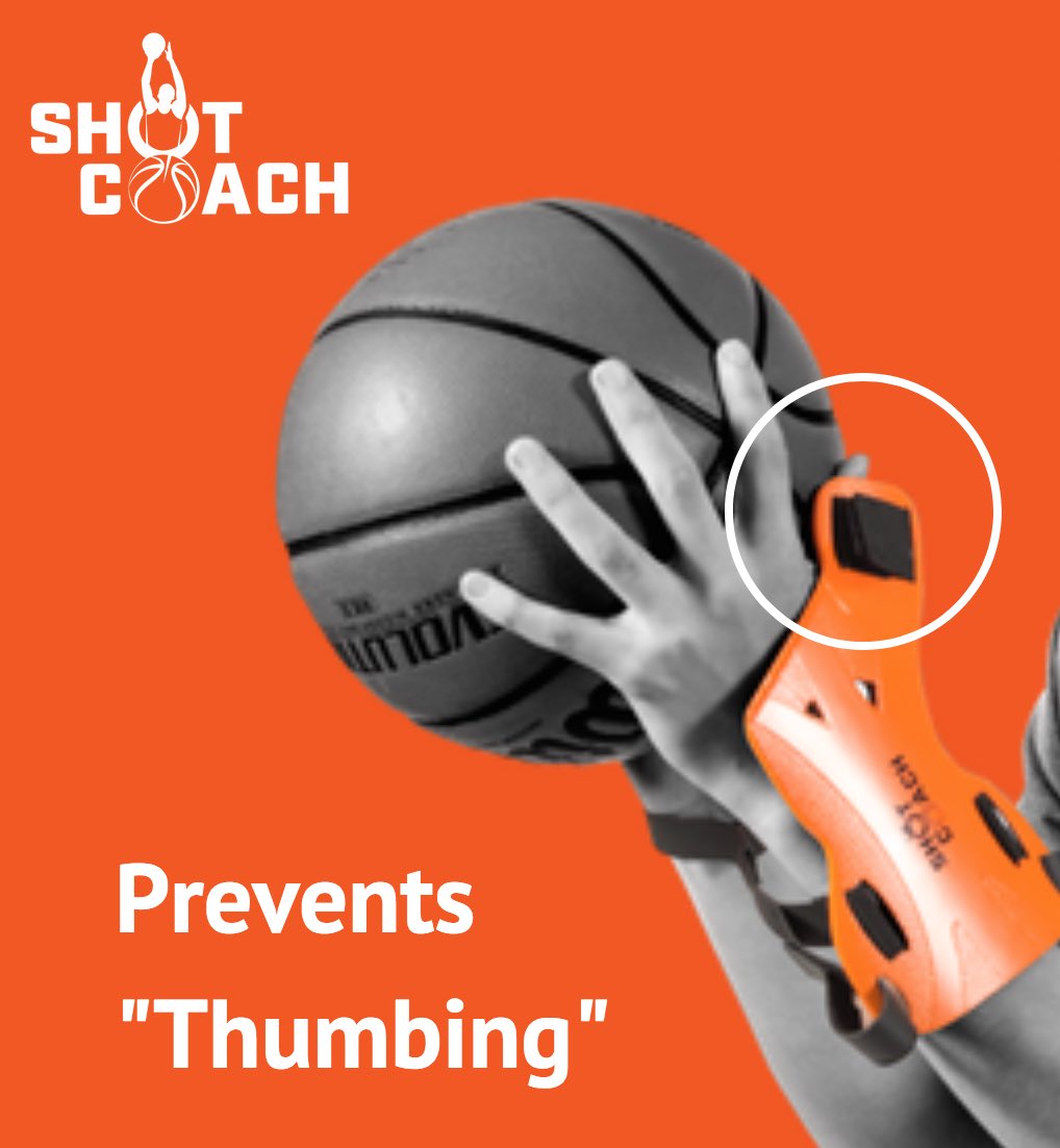 GanonBaker's tweet photo. If you have developed this bad habit, check it out! Correct bad habits with the @ShotCoach ! Are you thumbing the basketball when you shoot? The Shot Coach can help you eliminate that! #GetAfterIt #shotcoach #perfectyourform #basketball #getinthegym #beathreat #gymlife #workout https://t.co/OCkeuvI02N