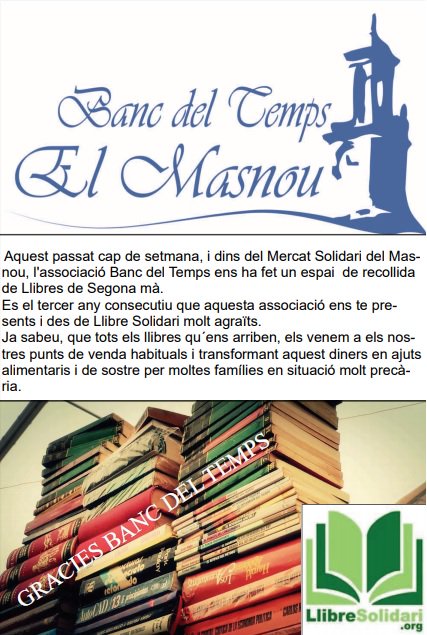 El cap de setmana passat vam estar amb el Banc Solidari del Masnou. Més solidaris que mai <a href="/elmasnouonline/">El Masnou</a> <a href="/elmasnou_cat/">Ajuntament del Masnou</a>