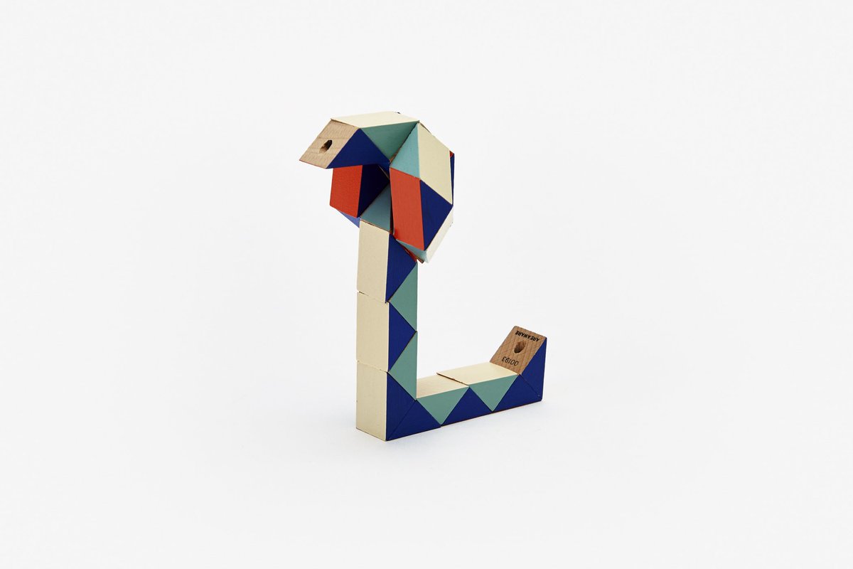MonkeyMcCoy's tweet photo. Ssss is for snake 🐍 These retro Snake Blocks make great stocking fillers and offer hours of fun! Twist and turn the colorful blocks to create endless shapes and patterns. #Areaware #christmasgift #monkeymccoy #snakes #snakeblocks https://t.co/owfECq0FkA