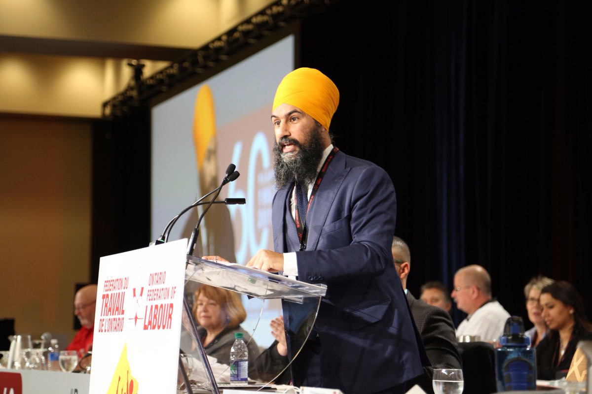 UniforTheUnion's tweet photo. Jagmeet Singh calls for pensions protections and banking laws that put workers first, over corporations, banks and profits! @theJagmeetSingh #StopC27 #PowerON https://t.co/npZ7gGPrJC https://t.co/tvHF9iCChw