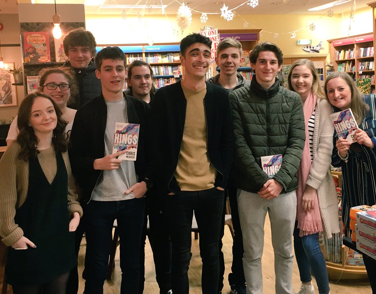 CglenEnglish's tweet photo. Absolutely loved seeing @ChrisMcQueer tonight! Cheers for the inspiration and the laughs - looking forward to #Superbam #Hings 📚 https://t.co/tBYvHWKBOb