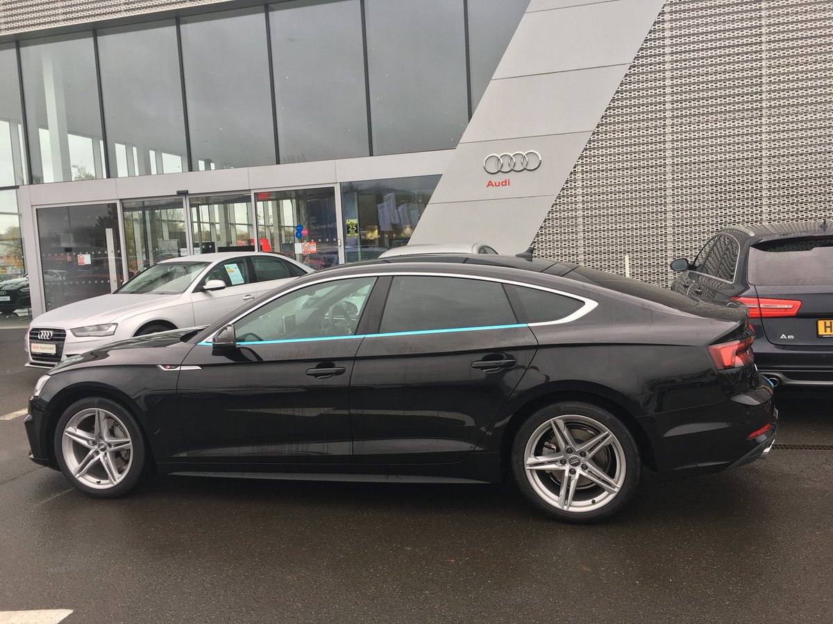 AutoAsylumWilts's tweet photo. We fitted Carbon 18% Dark Smoke Premium Window Film to this Brand New #67plate Audi A5 #audia5 for Swindon Audi.
Professional Window Tinting at @AutoAsylumWilts #windowtintingswindon #windowfilm #tint #tintedwindows #audi #professional https://t.co/kOml6OS6ix