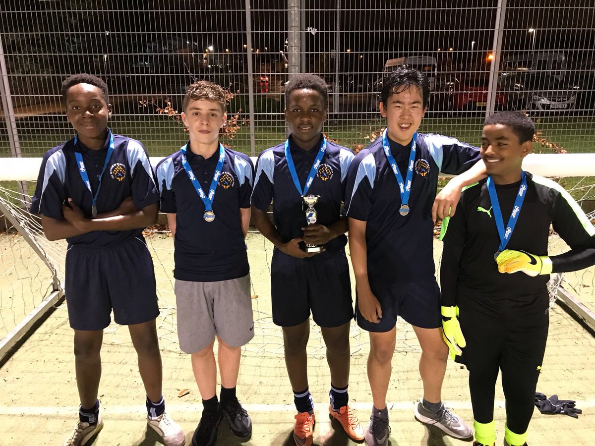 AsfaSport's tweet photo. @ACADEMYSFA Massive congratulations to the @AsfaSport Year 9 five-a-side football team on winning the @Liverpool_SSP tournament! 🏆🥇⚽️ #AssisiPride https://t.co/RQ9NxcvugR