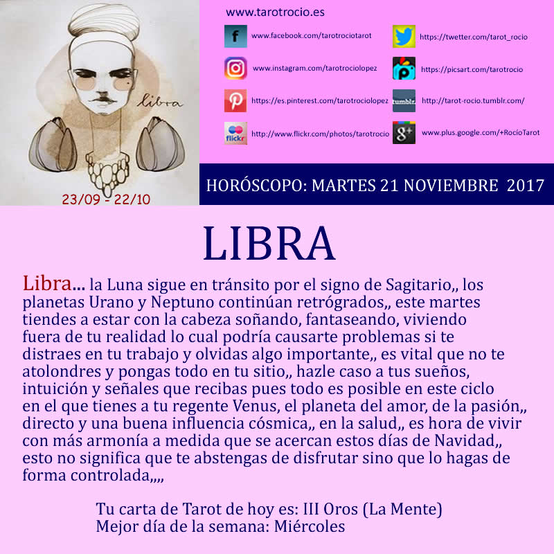 tarot_rocio's tweet photo. #Libra: #Librana, #Librano...  la #Luna sigue en tránsito por el #signo de #Sagitario,, los #planetas #Urano y #Neptuno continúan #retrógrados,, este martes tiendes a estar con la cabeza #soñando, #fantaseando, viviendo fuera de tu #realidad lo cua❤️❤️
https://t.co/7gXpKUnOH8 https://t.co/MQPK2Nb9ev