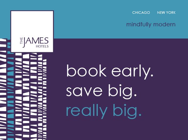 JamesHotels's tweet photo. #friends get first dibs. Starting today, get exclusive access to our #cybersale offer for up to 40% off stays in #chicago and #nyc. Don't hesitate - there's limited availability! #jameschicago #jamessoho #jamesnomad #cybermonday https://t.co/oemeshdnJI https://t.co/zGt4VpkhoT