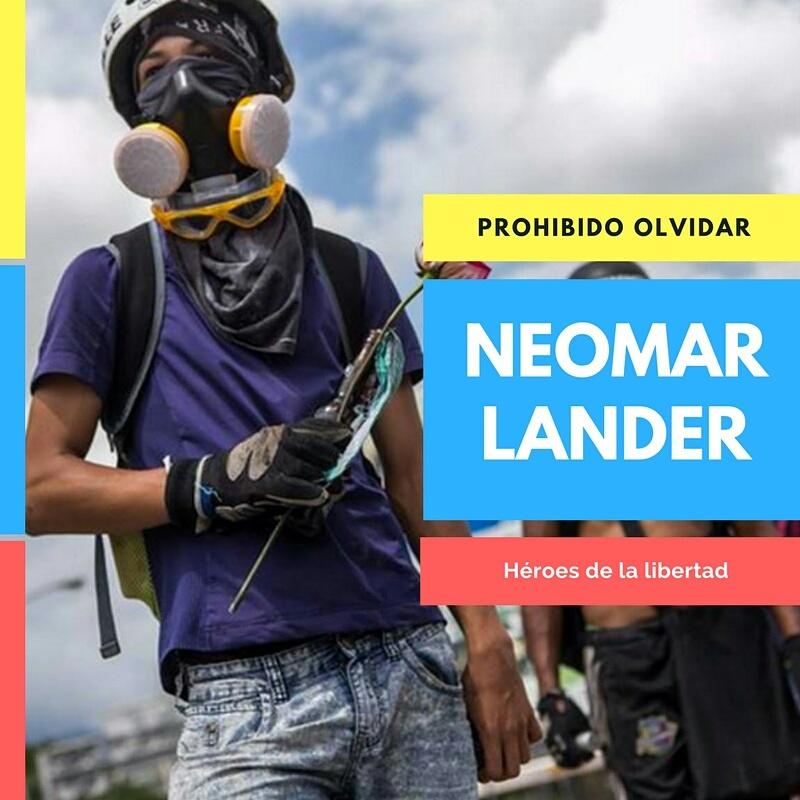 #21Nov No se puede celebrar el #DíaDelEstudianteUniversitario cuando en #Venezuela los jóvenes mueren en manos de un gobierno corrupto con el sueño de entrar en la #Universidad.

#NeomarLander no te olvidaremos y la #historia tiene que cambiar.
#Estudiantes #PoliticaALa1