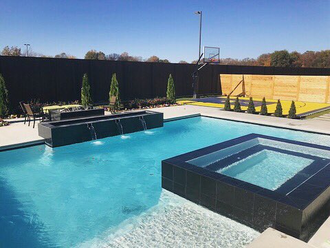 OKSignaturePool's tweet photo. Don’t mind a 70 degree thanksgiving weekend if it means enjoying this with my pumpkin pie. #custompools #custombackyard #backyardgoals #poolsandspas #waterfeature #negativeedgespa https://t.co/tmbNhp3cfw