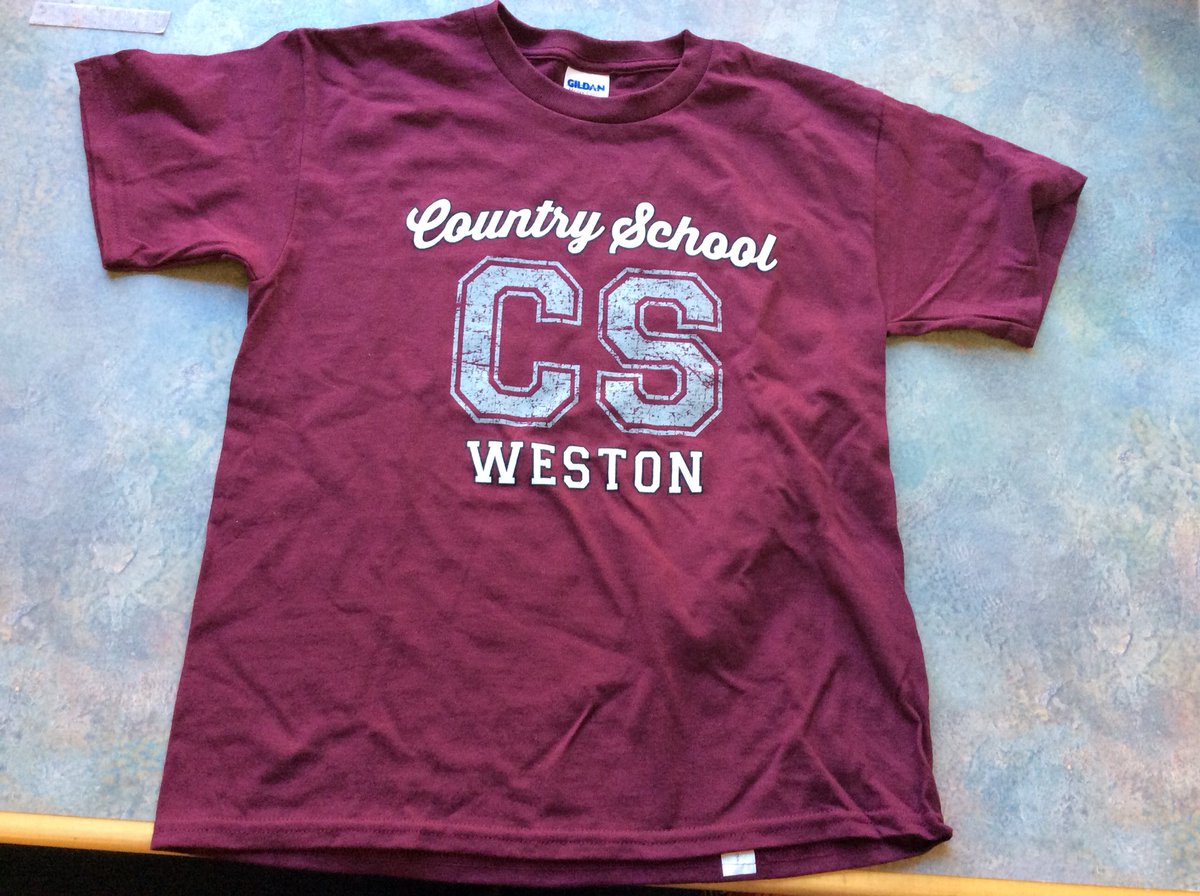 Hoorah! Hooray! Our new shirts came today! Don’t forget to wear them tomorrow for school spirit day! <a href="/CSWestonma/">Country School</a>