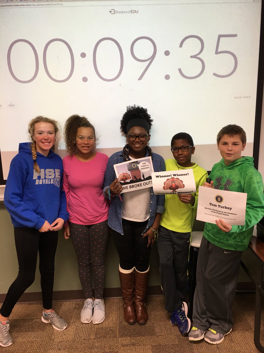 amyreiter's tweet image. More winners from today’s Thanksgiving breakout box edition! #humanities2 @HJHPanthers