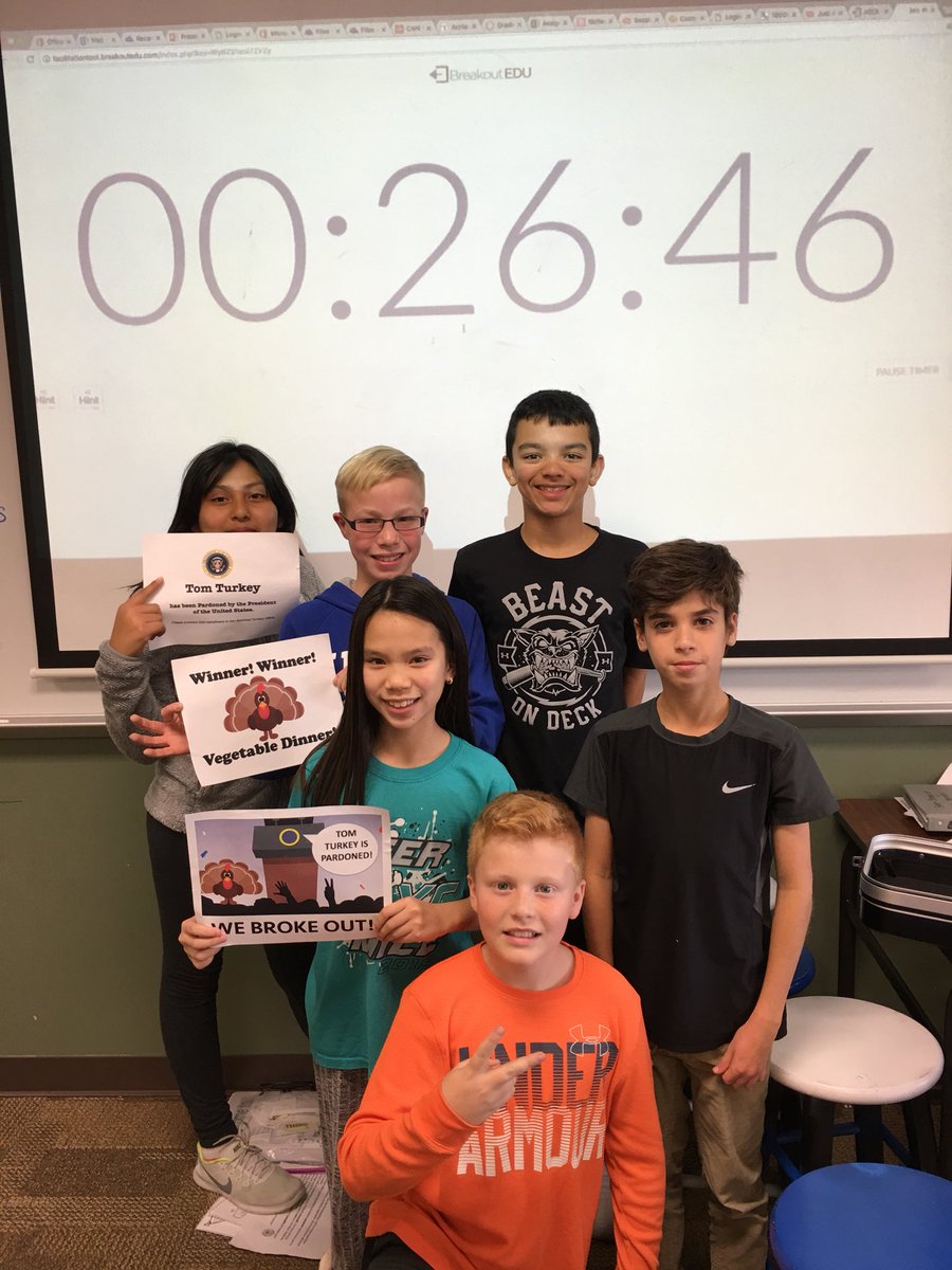 amyreiter's tweet image. More winners from today’s Thanksgiving breakout box edition! #humanities2 @HJHPanthers