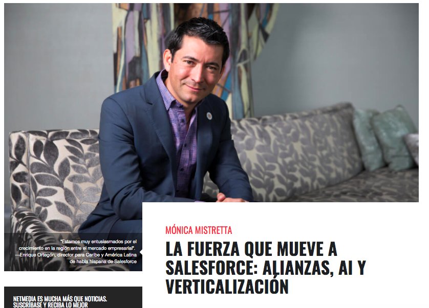 DanielHoeBr's tweet photo. [Netmedia.mx] La fuerza que mueve a Salesforce: Alianzas, AI y Verticalización 
Entrevista by @Monicami con @EOrtegon https://t.co/4PDSxIDWlR #Trailblazers #DFMX https://t.co/1uFeP1EmRN