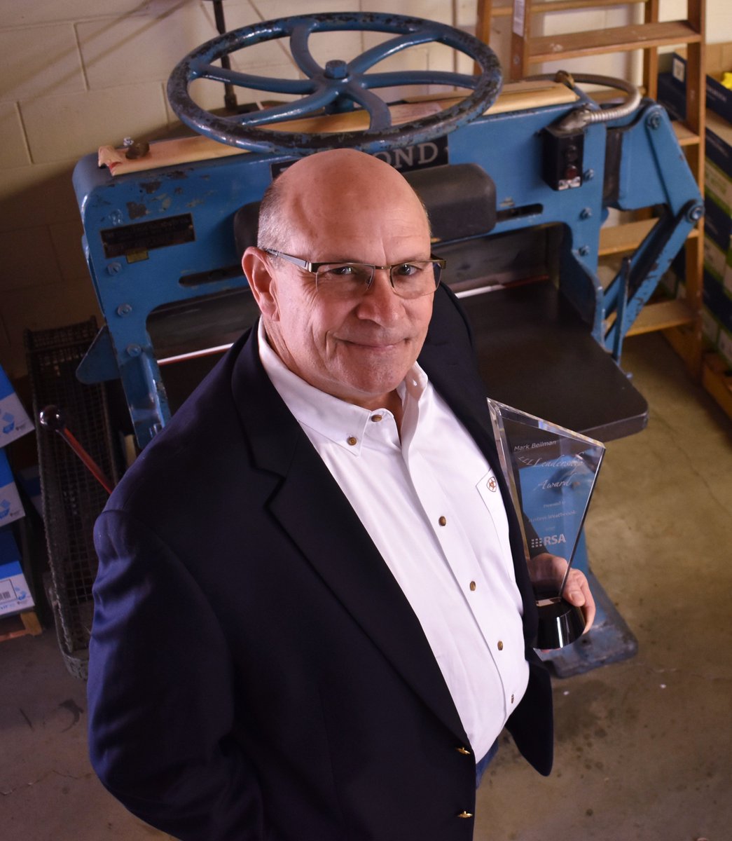 We are pleased to congratulate Tony Westbrook, Principal and President of SLO-headquartered <a href="/go_crs/">CRS Wide Format</a> for being named 2017 winner of the prestigious Mark Beilman Leadership Award by the Reprographic Services Association. Way to go, Tony!