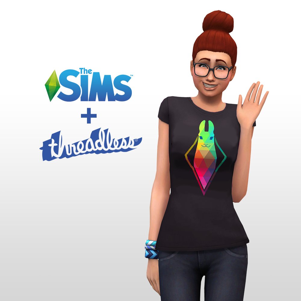 TheSims's tweet image. Surprise! 🎉🎉 #TheSimsGear is totally a thing now and you can find it on The Official Sims Artist Shop on Threadless! bit.ly/2AYvhu6