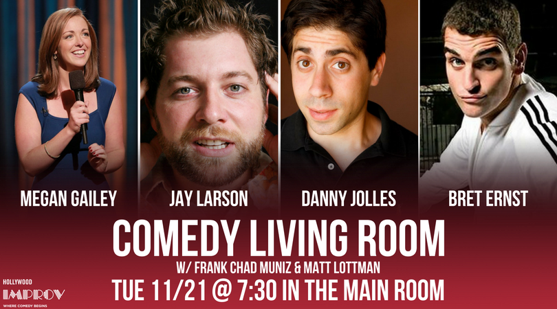 We've got <a href="/comedylivinroom/">Comedy Living Room</a> takig over #TheLab TNGHT at 9:30! @megangailey <a href="/JayLarsoncomedy/">Jay Larson</a> <a href="/DannyJolles/">Danny Jolles</a> &amp; <a href="/BretErnst/">Bret Ernst</a> will be here! 🎟️bit.ly/2zYpXrq