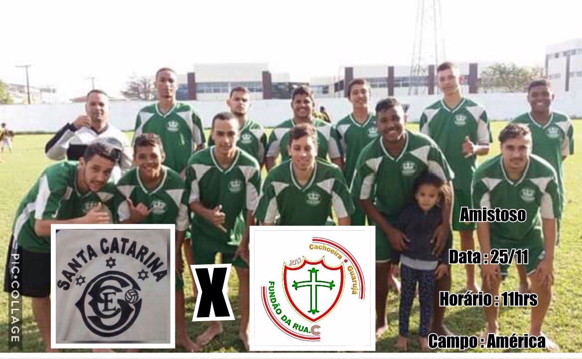SantaCatarinaFc's tweet photo. 📅 25/11
⏰ 11hrs
🏟 América
⚽ Santa Catarina x Rua C
#VaiSantaCatarina #EaSanta ✌🏻🚀💥 https://t.co/Tnff7KI2Fy
