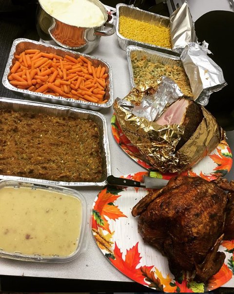 Keystone_CGI's tweet photo. Big thanks to all those who joined us for our Keystone Thanksgiving Feast! It's an honor to have great people to work with and share special moments like this!#HolidaysAtKeystone #ThanksgivingFeast #Thanksgiving #RoofingTeam https://t.co/n7InOh92wt
