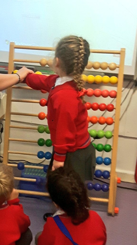 ysgolbrynhedydd's tweet photo. #YBHNURSERY taking turns using the abacus to practise our counting skills #morningclass #DIAIUTF #YBH #mathsinclass #countingskills #abacus https://t.co/EfLpoietkM