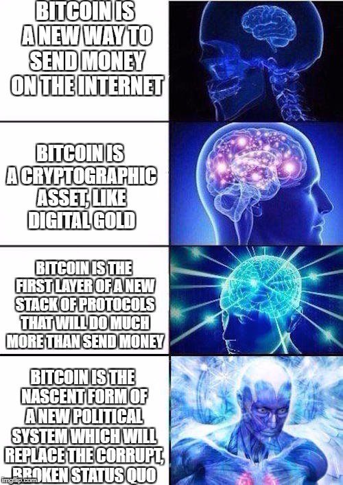 _Kevin_Pham's tweet photo. Progression of Bitcoin Enlightenment. https://t.co/f8DnqFL5ii