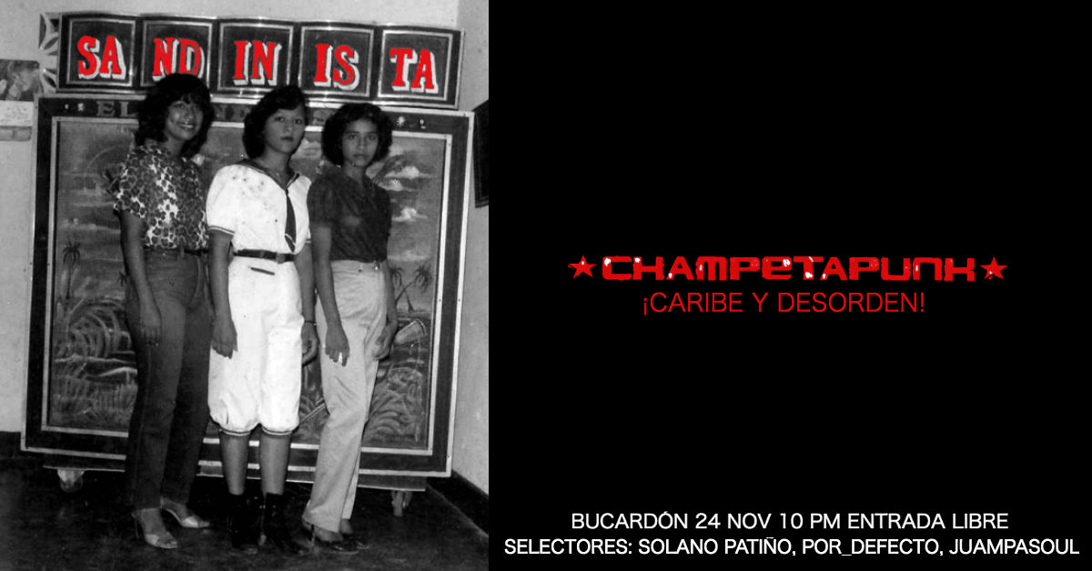 champetapunk's tweet photo. Este viernes #champetapunk en el @bucardon, la fiesta tropical más punkera de #CDMX. https://t.co/Muzr1hu8KQ