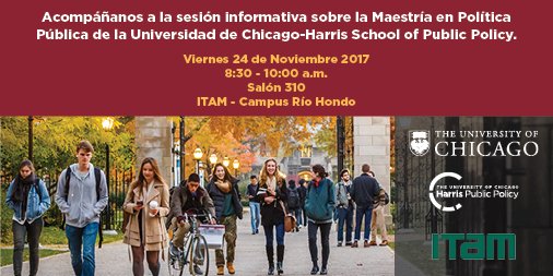 Información de una de las maestrías con más alumnos del ITAM - HARRIS SCHOOL CHICAGO <a href="/ExITAM/">ExITAM</a> <a href="/ITAM_mx/">ITAM</a> <a href="/miguelangeltoro/">Miguel Toro</a> <a href="/somoscpol17/">SOMOS</a> <a href="/fmcpol/">Facultad Menor Ciencia Política</a>