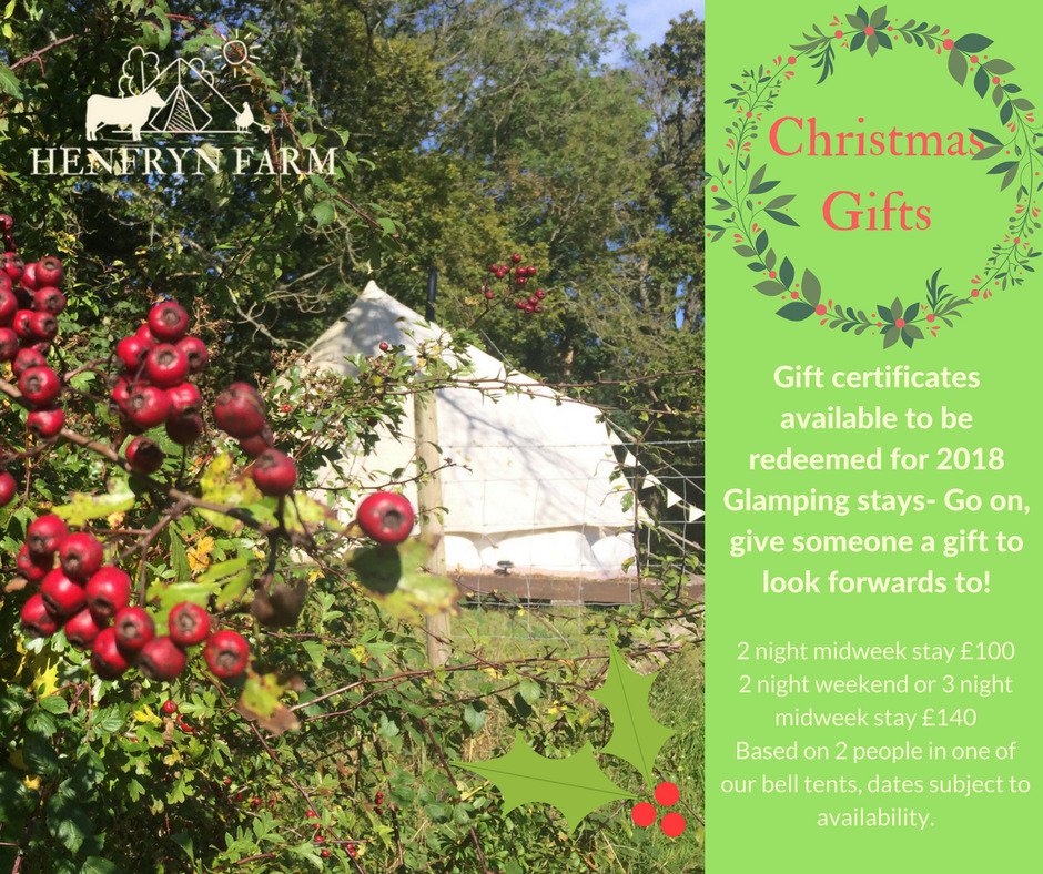 HenfrynF's tweet photo. Christmas is coming............a glamping getaway could be the perfect gift! https://t.co/QjnVFO0QHc