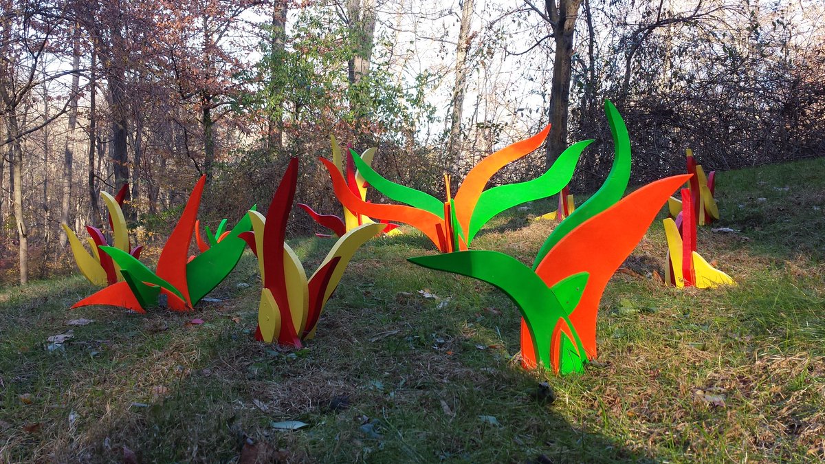 2see2dream's tweet photo. It's a colorful day in the neighborhood. #art #installation #sculpture #colors #abstract https://t.co/FprzBNo1hP