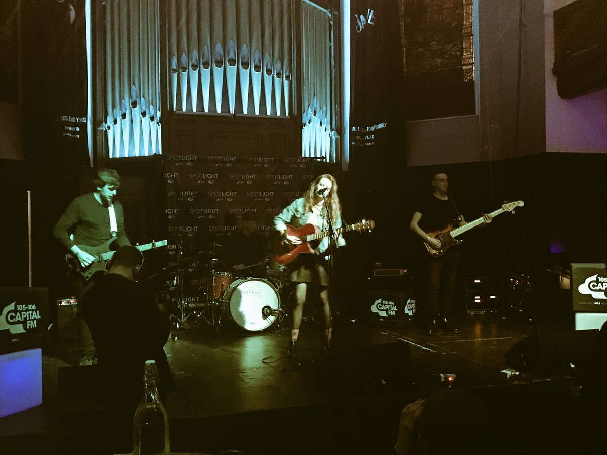 CapitalScotland's tweet photo. Our final act to take to the stage is @stephaniecheape &amp; she is also sounding amazing!! #SSESpotlight @yoursse https://t.co/X08dNM54I1