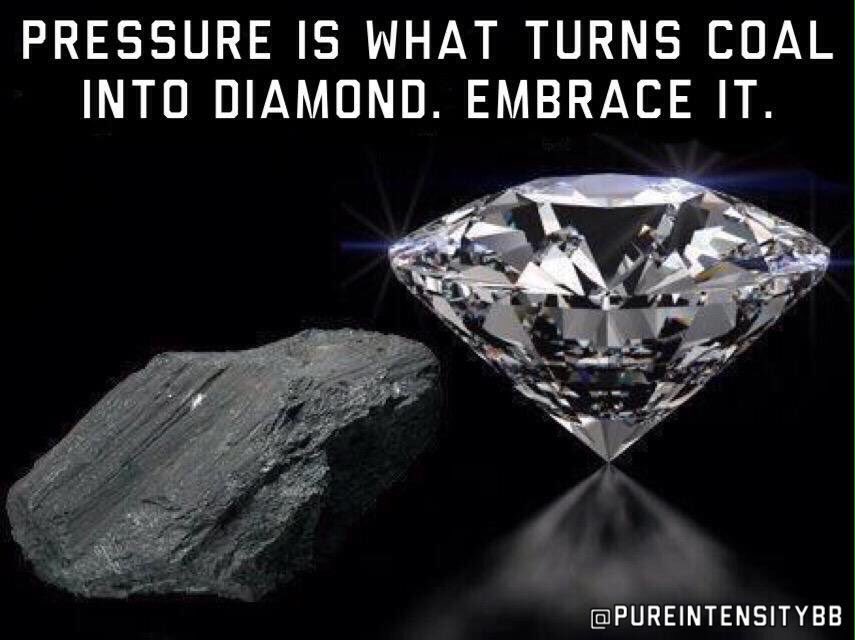 Daniel Makepeace On Twitter: "Pressure Is What Turns Coal Into Diamond. Embrace It. Https://T.co/Kba8L3Uyno" / Twitter