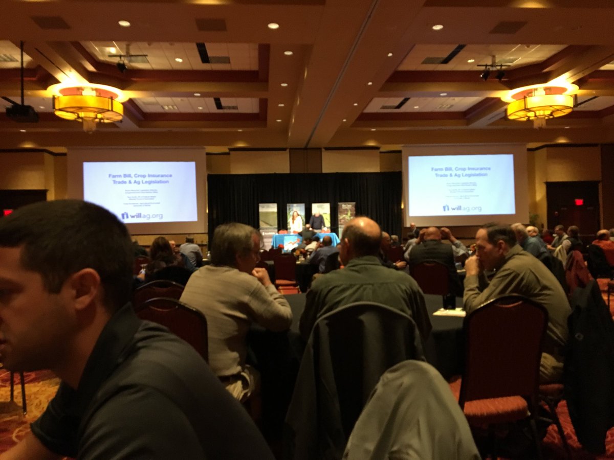 Billshm's tweet photo. At U of I’ll Farm Assets Conference today. Good crowd https://t.co/1CpkHAkj1o