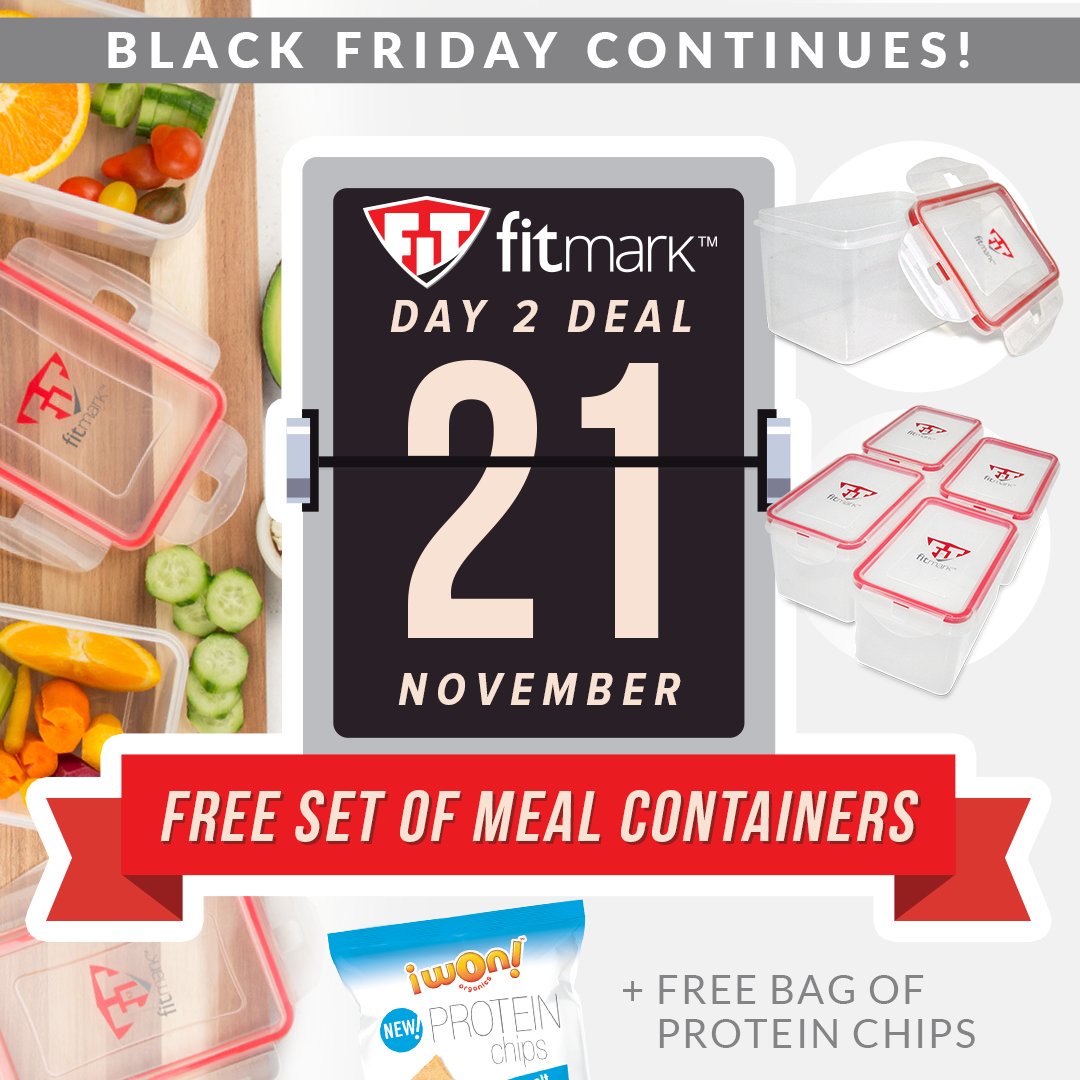 JSmallChanges's tweet photo. Today Only! The @fitmarkbags deals continue - free 32oz meal prep containers โค use code JEN15 for a super sweet discount. #blackfriday deals on Tuesday. #fitmark #mealprep #fitness #free https://t.co/TTXPw1bhKl