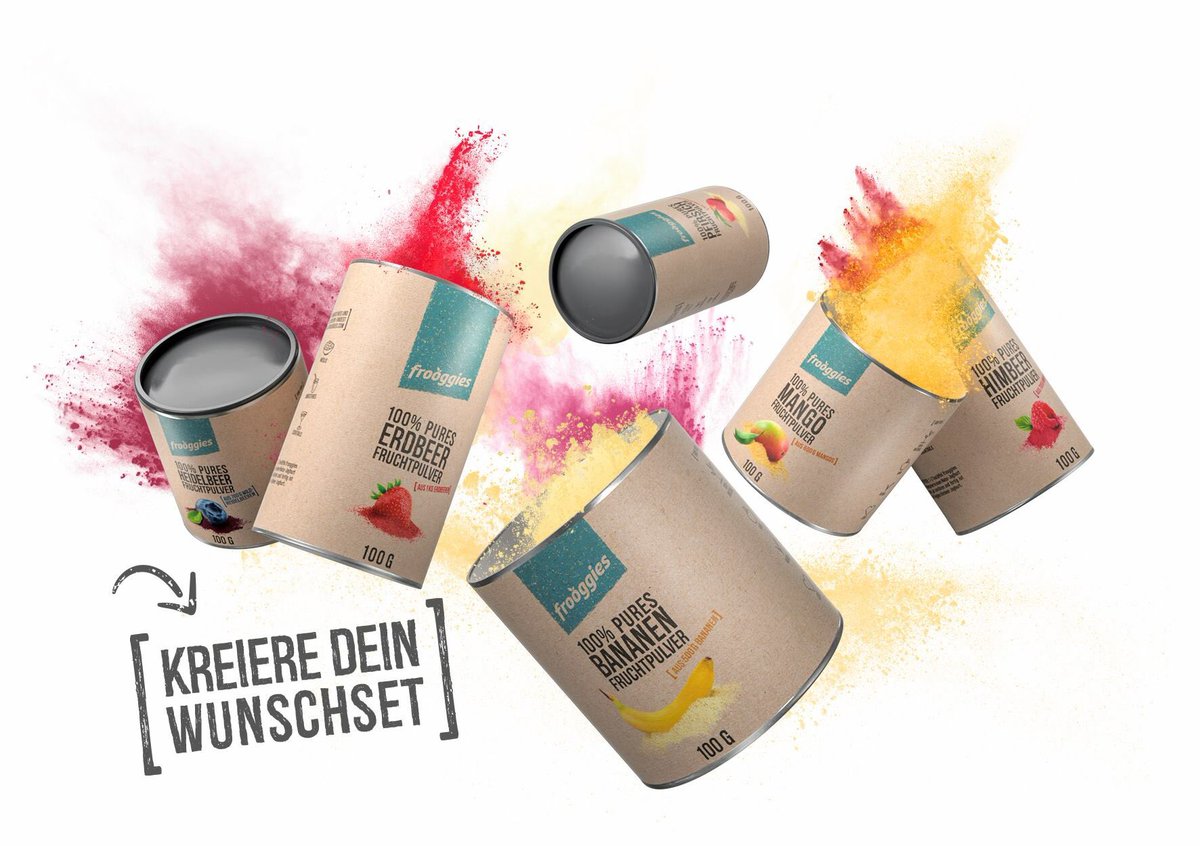 frooggies_com's tweet photo. Sommerfrüchte im Winter? Gibt‘s auf https://t.co/xGCMNXhn4c. ✌🏼
#frooggies #dhdl #fruchtpulver #startup https://t.co/N0r4k33l2I